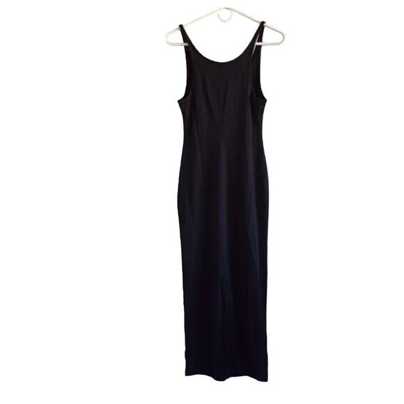 J.Crew Scoop Neck Long Knit Tank Dress in Black CA652 size XXL NWT - Picture 3 of 7